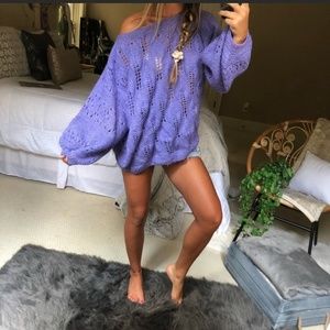 REPOSHING gorgeous lilac boho knit!!